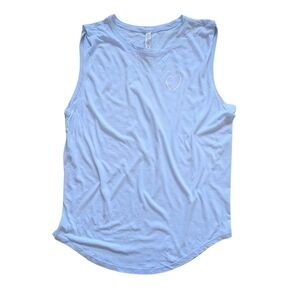 Lululemon Brunswick Muscle Tank Expression in Breezy Light Blue Women’s Top 10